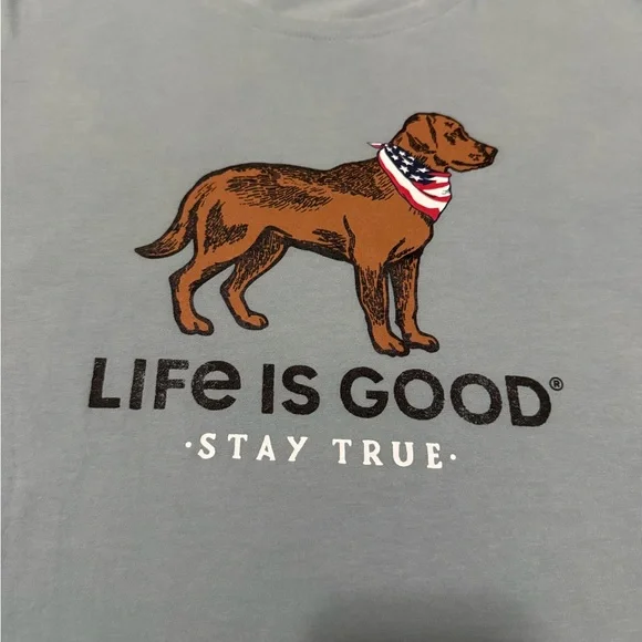 Life Is Good Crusher Lite Tee XL - Picture 3 of 5